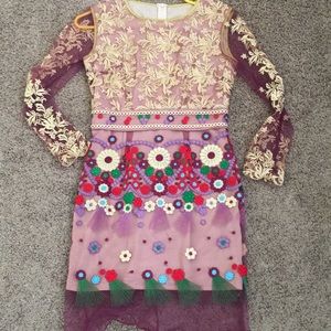 Unique dress- Xs Chinese designer fits great